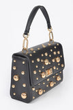 Mix Studs Convertible Top Handle Swing Bag - Fashionistas Showroom