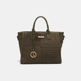 Nicole Lee USA Scallop Stitched Handbag - Fashionistas Showroom
