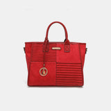 Nicole Lee USA Scallop Stitched Handbag - Fashionistas Showroom