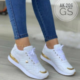 Sports Shoes Women&#039;s Spring And Autumn New Breathable Color Matching Casual Running Shoes Sneaker - Fashionistas Showroom