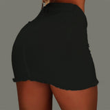 Half-length Denim Skirt - Fashionistas Showroom