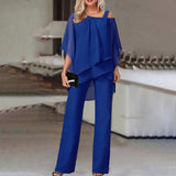 Solid Color Loose Casual Bat Sleeve Irregular Suit - Fashionistas Showroom