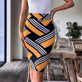 Sexy Printed Hip Skirt - Fashionistas Showroom