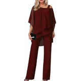 Solid Color Loose Casual Bat Sleeve Irregular Suit - Fashionistas Showroom