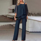 Solid Color Loose Casual Bat Sleeve Irregular Suit - Fashionistas Showroom