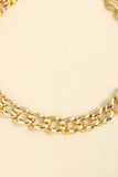 1" Width Acrylic Curb Chain Belt - Fashionistas Showroom