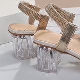 Butterfly Detail Open Toe Mid Heel Sandals - Fashionistas Showroom