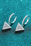 Moissanite Triangle Drop Earrings - Fashionistas Showroom EARRINGS