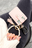 Pearl Key Ring Wallet Bracelet - Fashionistas Showroom