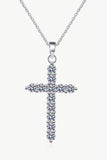 Moissanite Cross Pendant Chain Necklace - Fashionistas Showroom Necklace