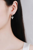 Moissanite Triangle Drop Earrings - Fashionistas Showroom EARRINGS