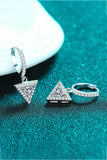 Moissanite Triangle Drop Earrings - Fashionistas Showroom EARRINGS