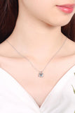 Moissanite Lock Pendant Necklace - Fashionistas Showroom Necklace