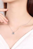 Moissanite Lock Pendant Necklace - Fashionistas Showroom Necklace