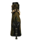 Moulin Ringed Stiletto Camouflage Ankle Boot - Fashionistas Showroom Heels