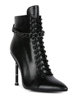 Moulin Ringed Stiletto Camouflage Ankle Boot - Fashionistas Showroom Heels