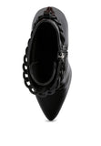 Moulin Ringed Stiletto Camouflage Ankle Boot - Fashionistas Showroom Heels