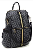 PM Monogram Striped Convertible Backpack - Fashionistas Showroom HANDBAGS