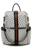 PM Monogram Striped Convertible Backpack - Fashionistas Showroom HANDBAGS