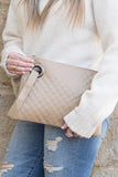 Quilted Wristlet Clutch - Fashionistas Showroom HANDBAGS