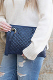 Quilted Wristlet Clutch - Fashionistas Showroom HANDBAGS