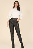 Vegan leather pants - Fashionistas Showroom pants