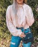 Vegan Leather Quilted Flap Bag - Fashionistas Showroom HANDBAGS