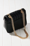 Vegan Leather Quilted Flap Bag - Fashionistas Showroom HANDBAGS