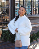 Vegan Leather Quilted Flap Bag - Fashionistas Showroom HANDBAGS