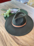Wide brim panama hat in vegan felt - Fashionistas Showroom HATS