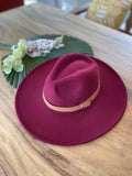 Wide brim panama hat in vegan felt - Fashionistas Showroom HATS