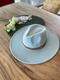 Wide brim panama hat in vegan felt - Fashionistas Showroom HATS