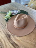 Wide brim panama hat in vegan felt - Fashionistas Showroom HATS