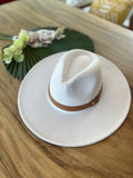 Wide brim panama hat in vegan felt - Fashionistas Showroom HATS